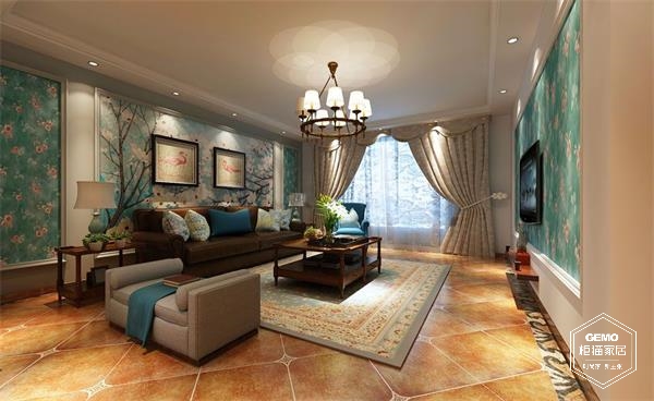 美式田園風格圖片