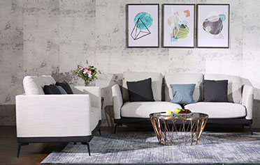 極簡風(fēng)格布藝沙發(fā)C38